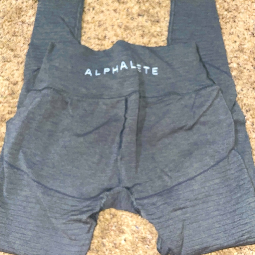 Grey alphalete leggings
